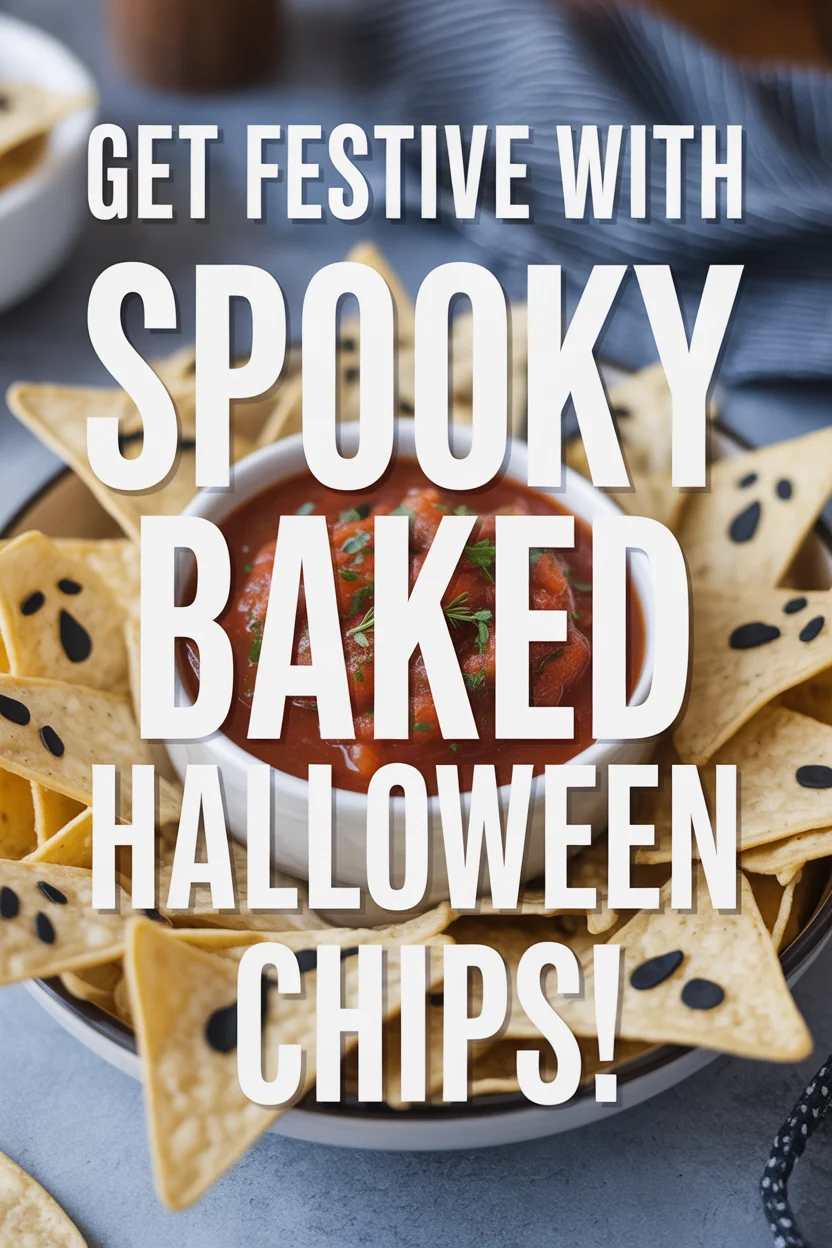 Get Festive with Spooky Baked Halloween Chips!