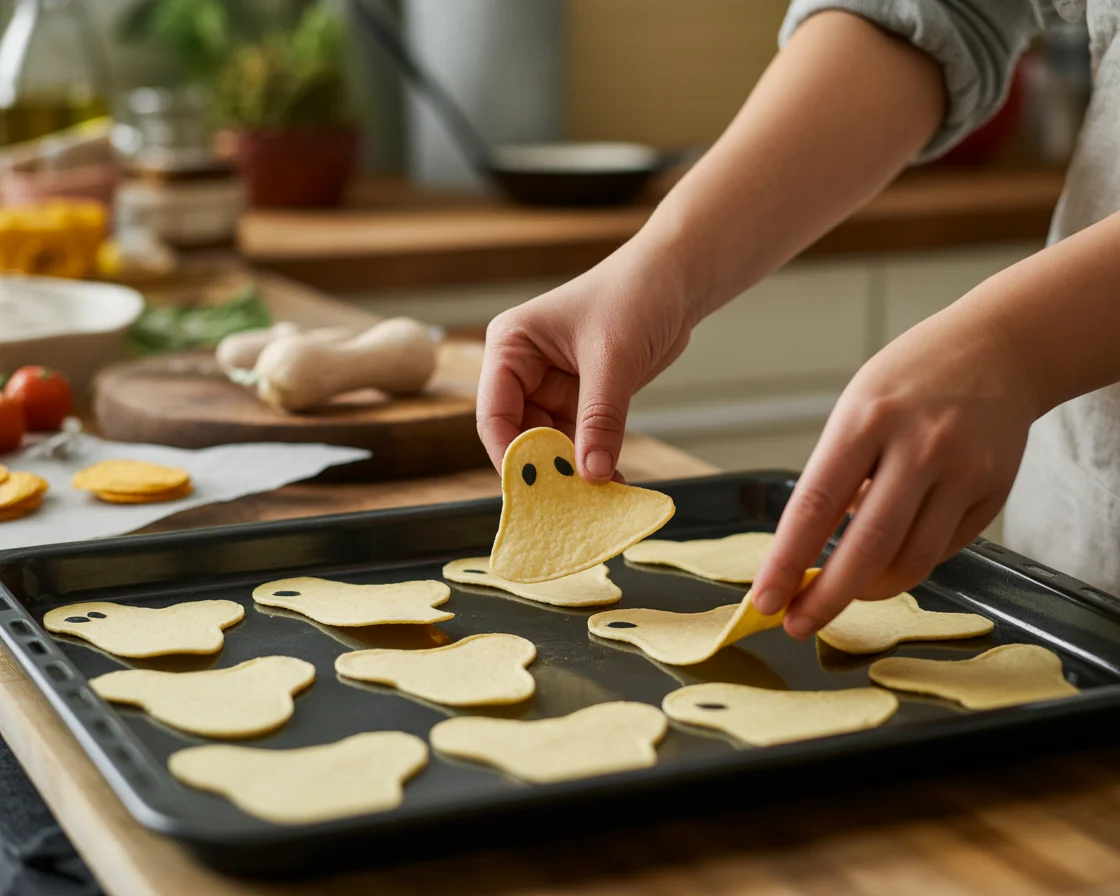 Get Festive with Spooky Baked Halloween Chips!