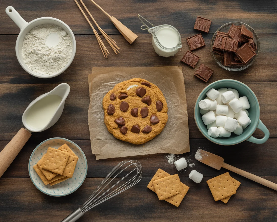 Pumpkin S'mores Cookies