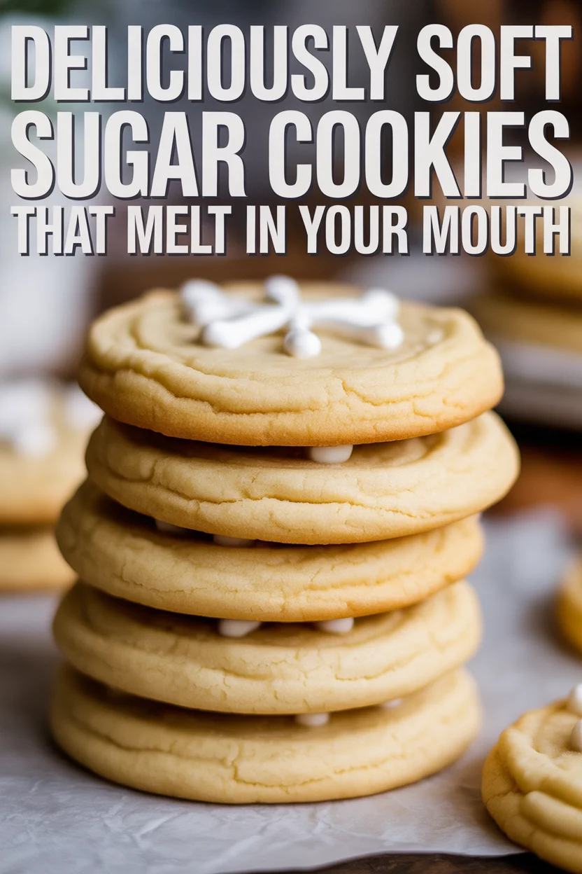 Deliciously Soft Sugar Cookies That Melt in Your Mouth