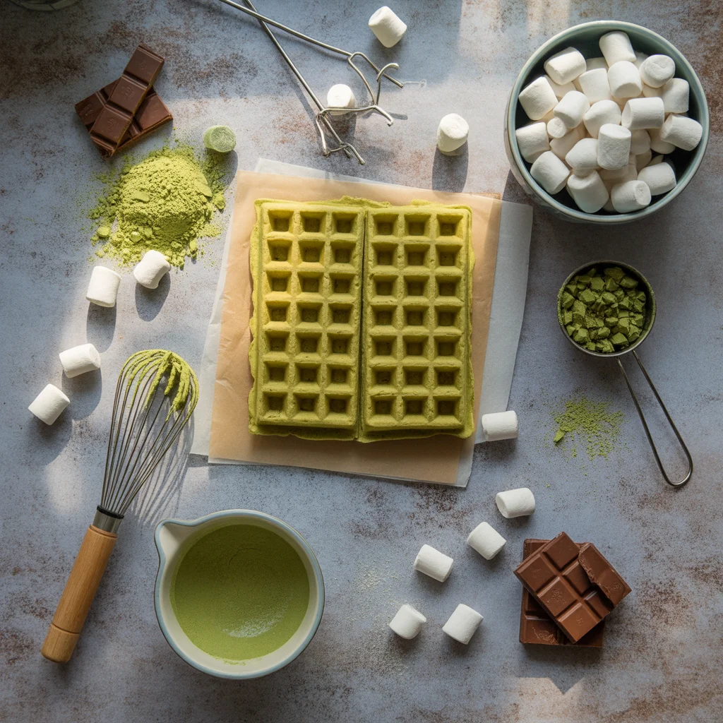 Monster Matcha Waffles: A Whimsical Breakfast Treat