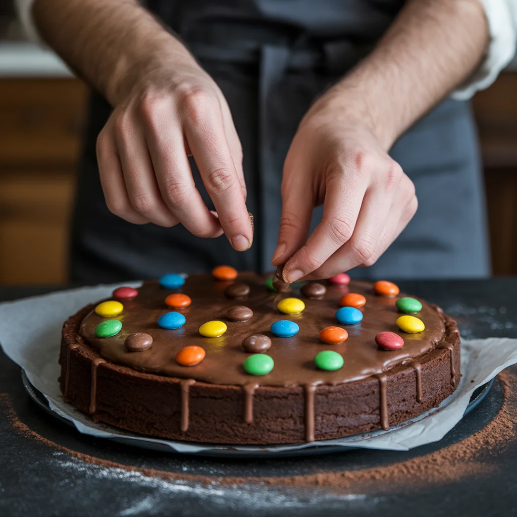Monster Brownie Pizza