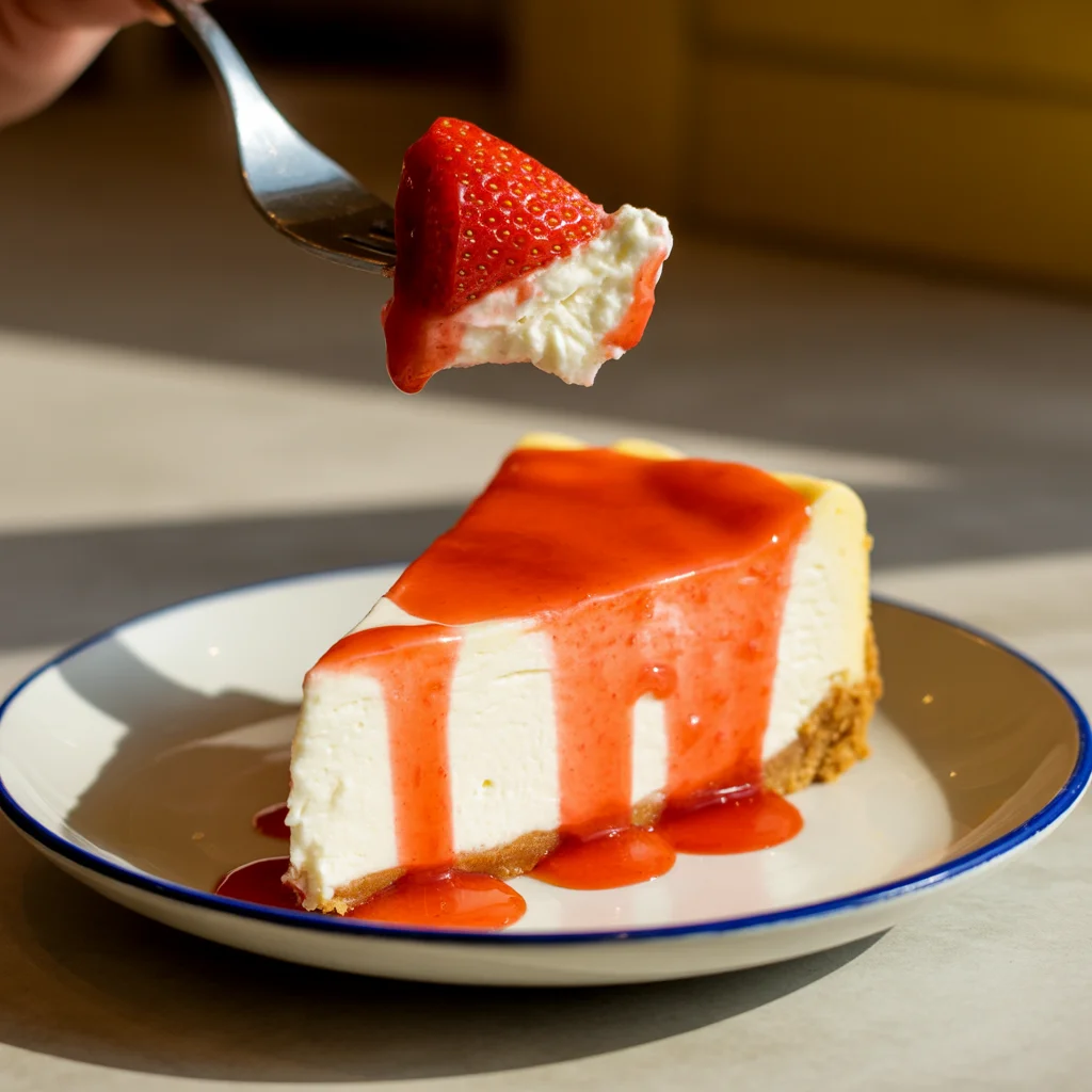 Strawberry Cheesecake Dump Cake