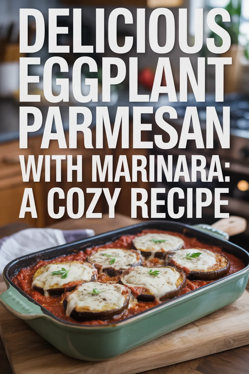 'Eggplant parmesan with marinara'