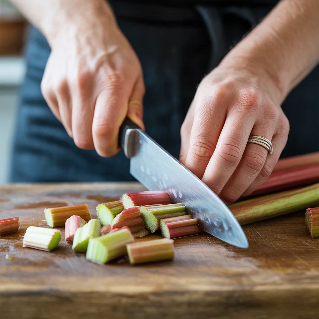 Rhubarb Custard Bars