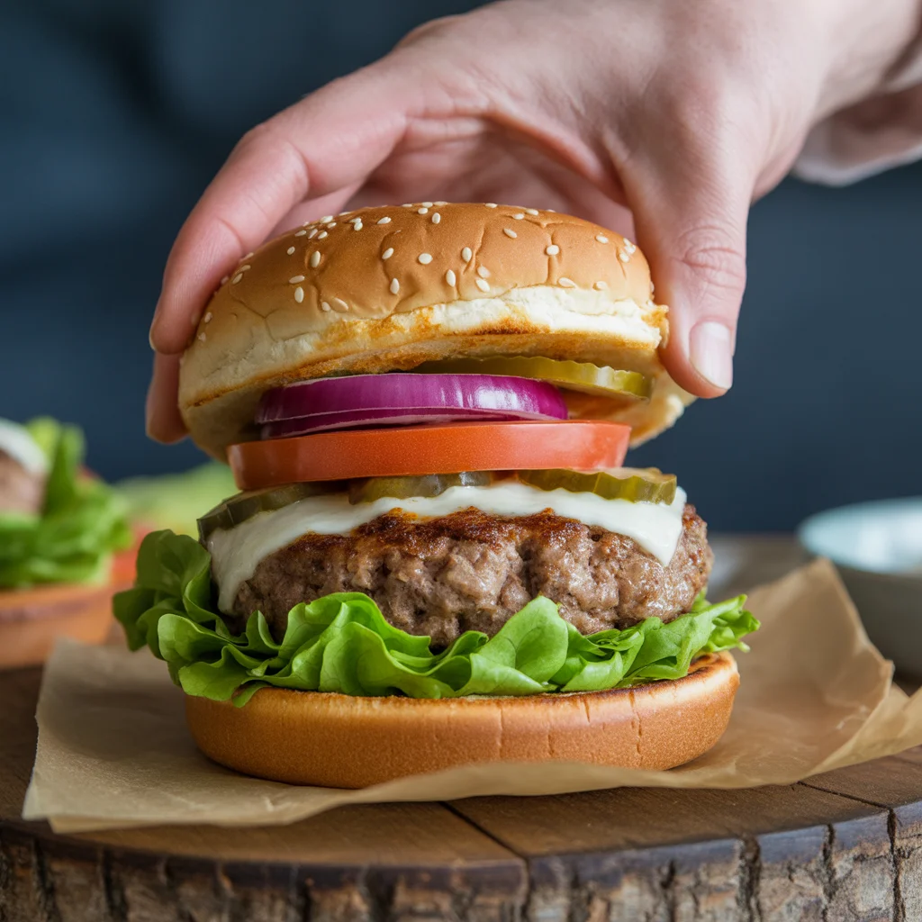 Classic Juicy Hamburgers: