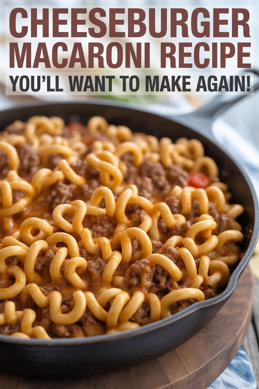 Cheeseburger Macaroni Recipe