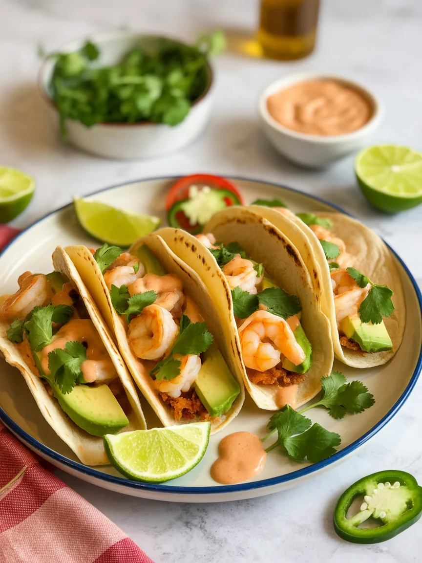 Spicy Shrimp Tacos
