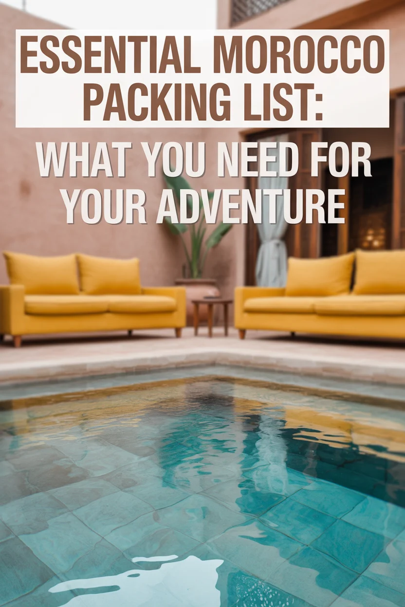 morocco packing list