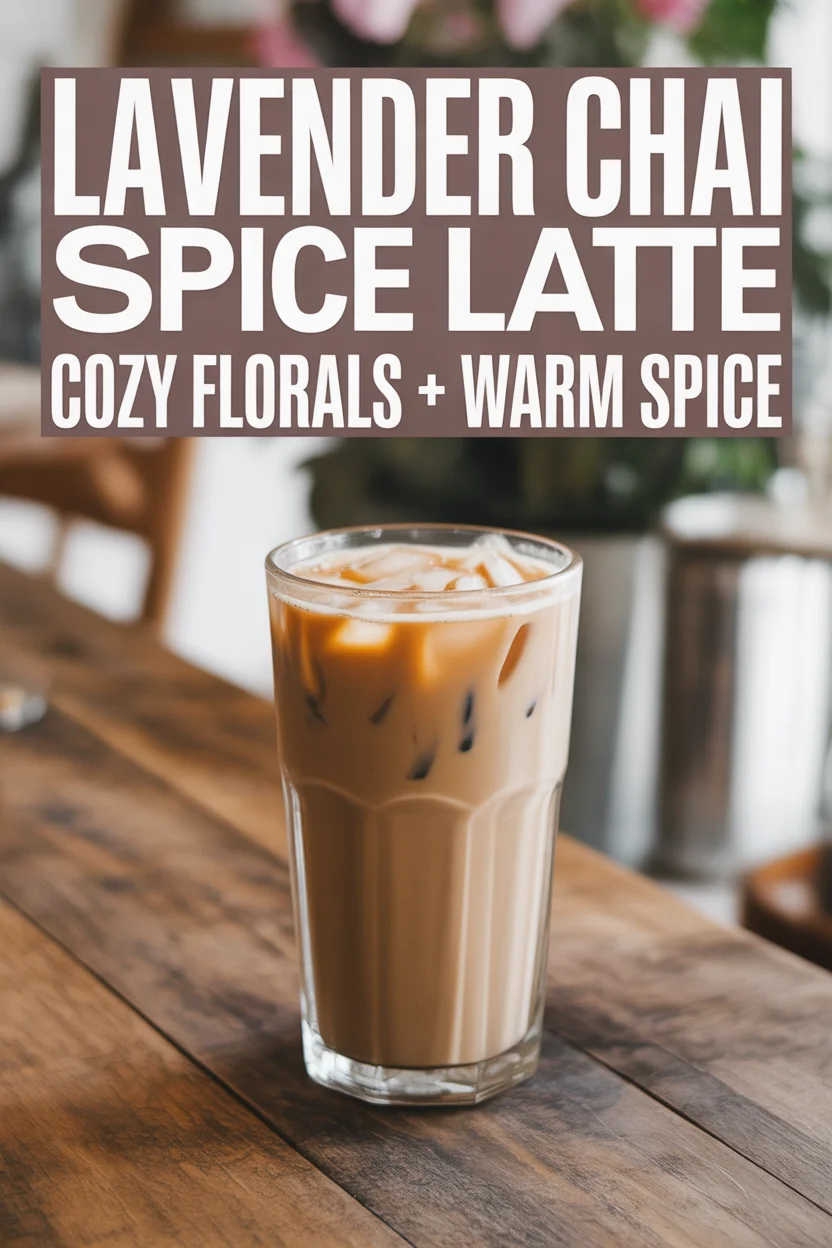 Lavender Chai Spice Latte