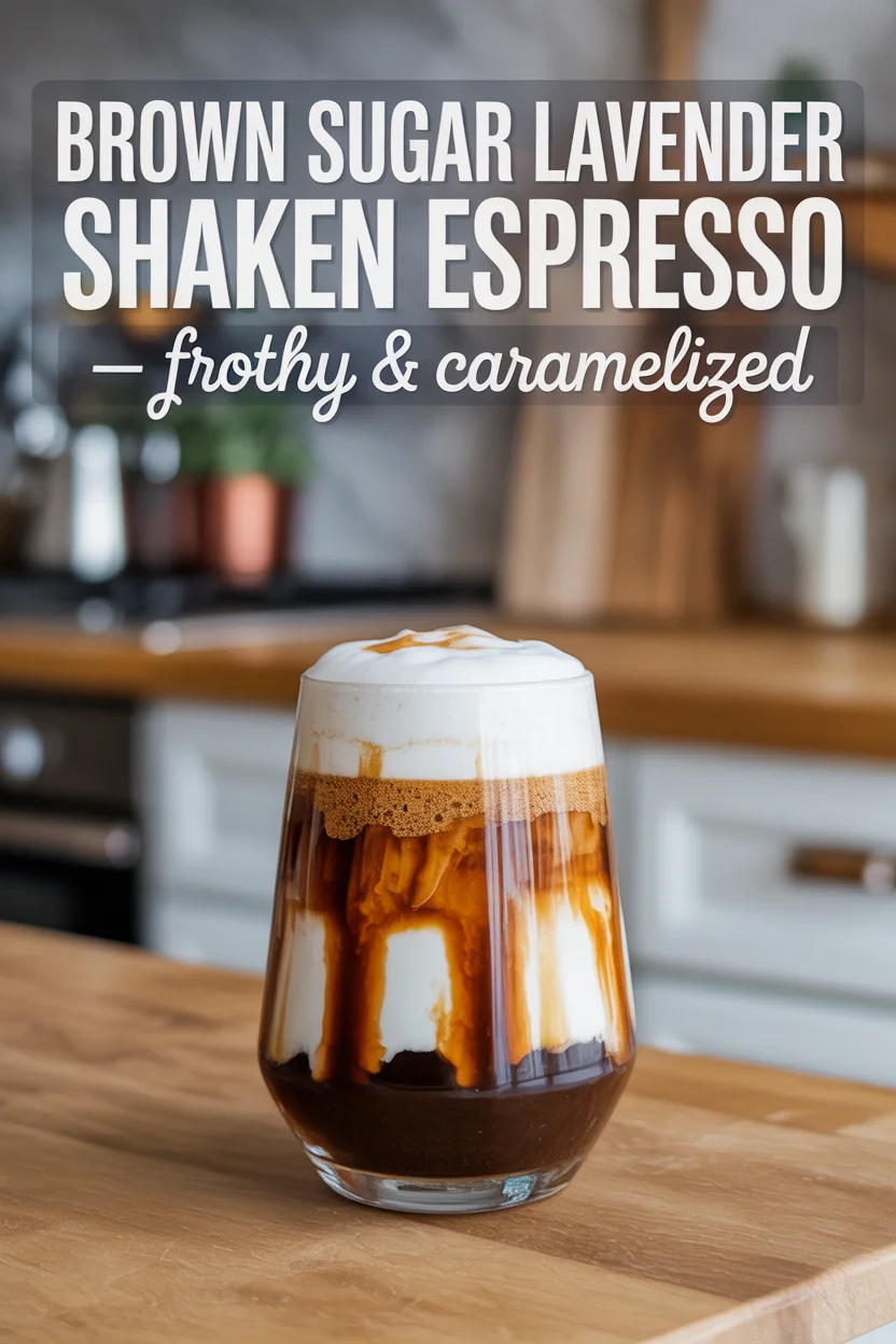 Brown Sugar Lavender Shaken Espresso