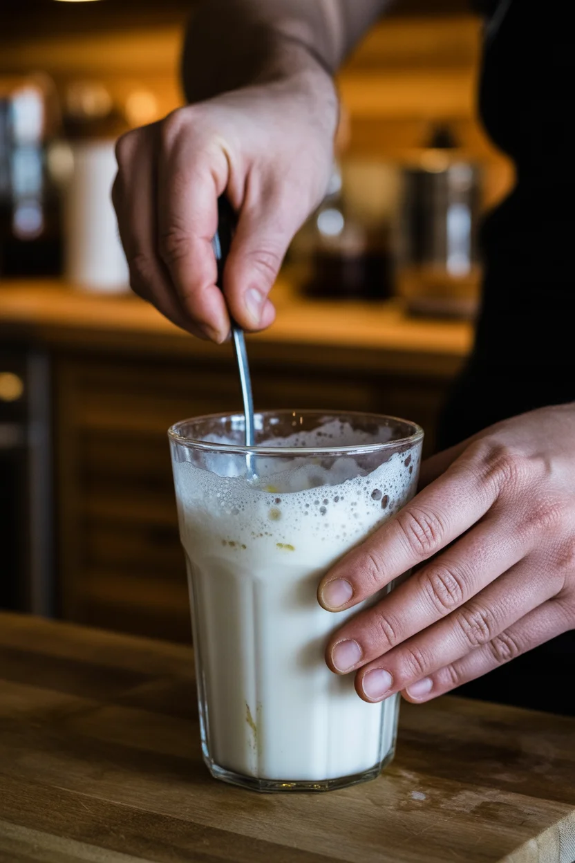 Lavender Horchata Latte