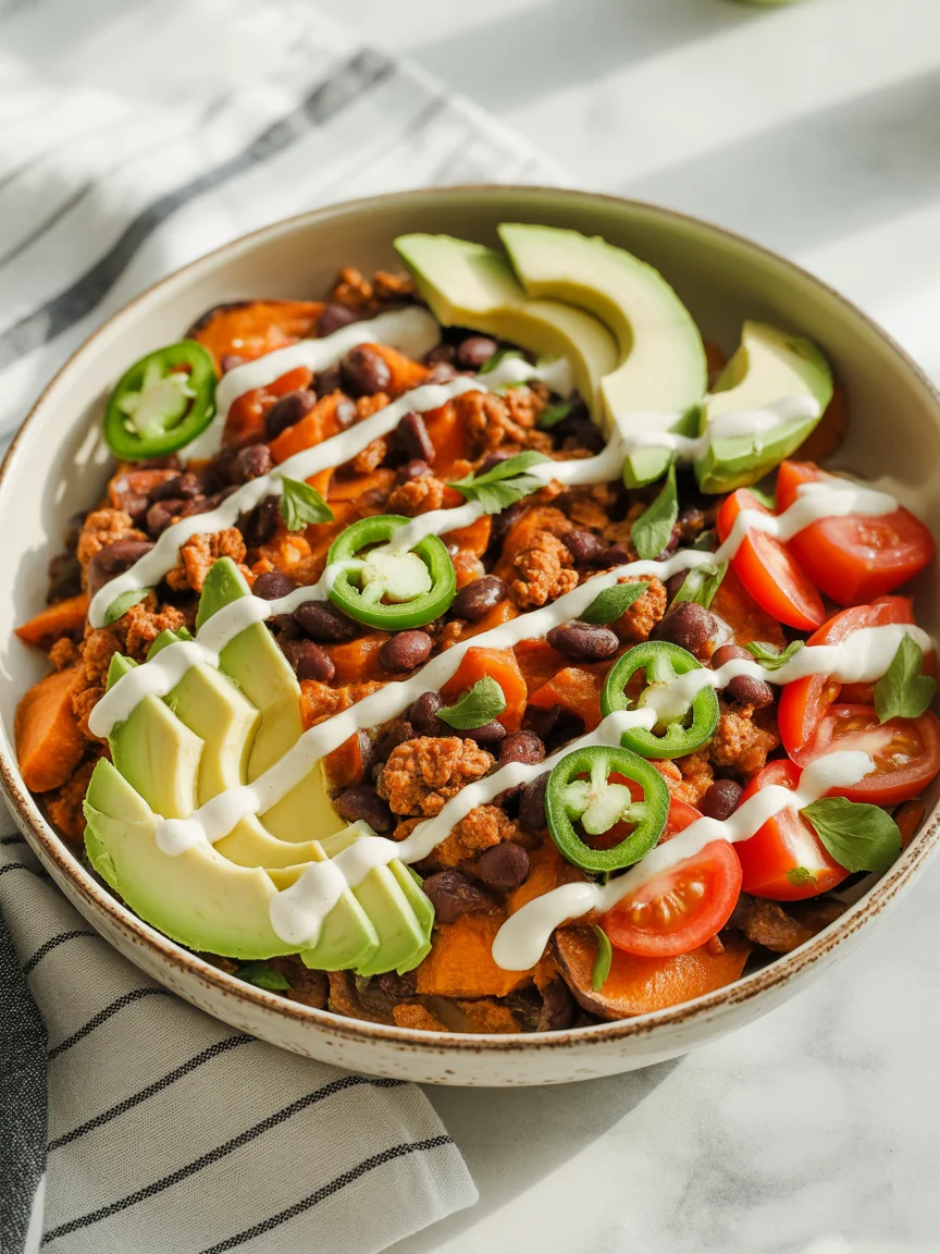 Deliciously Spicy Sweet Potato Taco Bowl You’ll Love