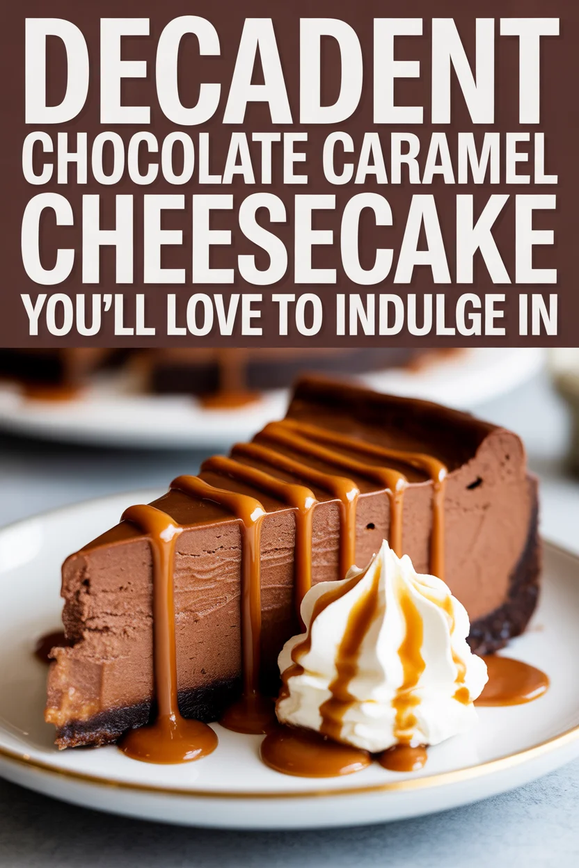 Decadent Chocolate Caramel Cheesecake You’ll Love to Indulge In