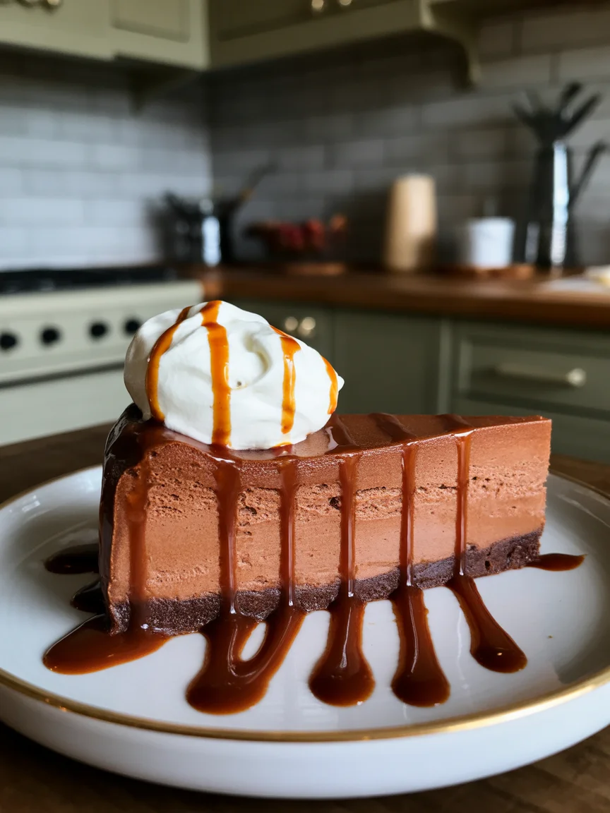 Chocolate Caramel Cheesecake