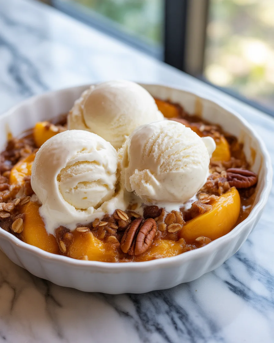 peach crisp recipe