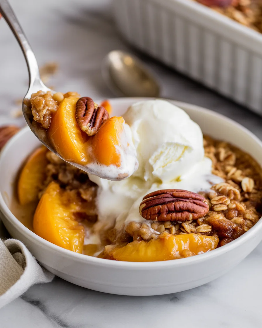 Mom's Peach Crisp Recipe