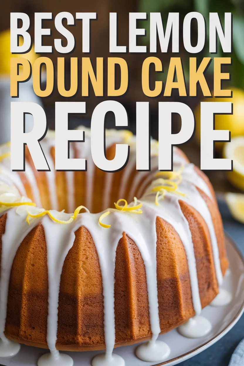 Best Lemon Pound Cake Recipe