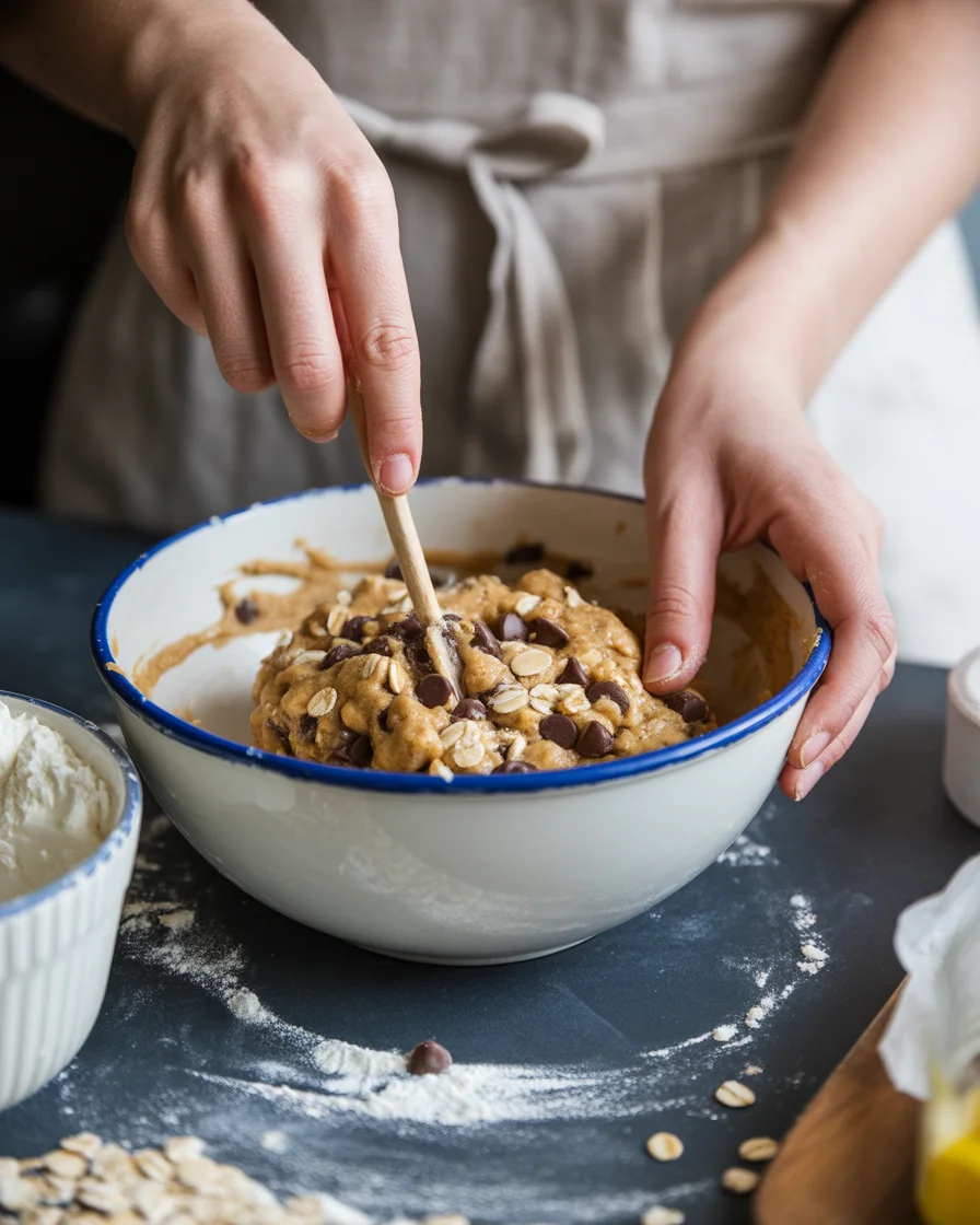 Chewy Chocolate Chip Oatmeal Cookies Recipe