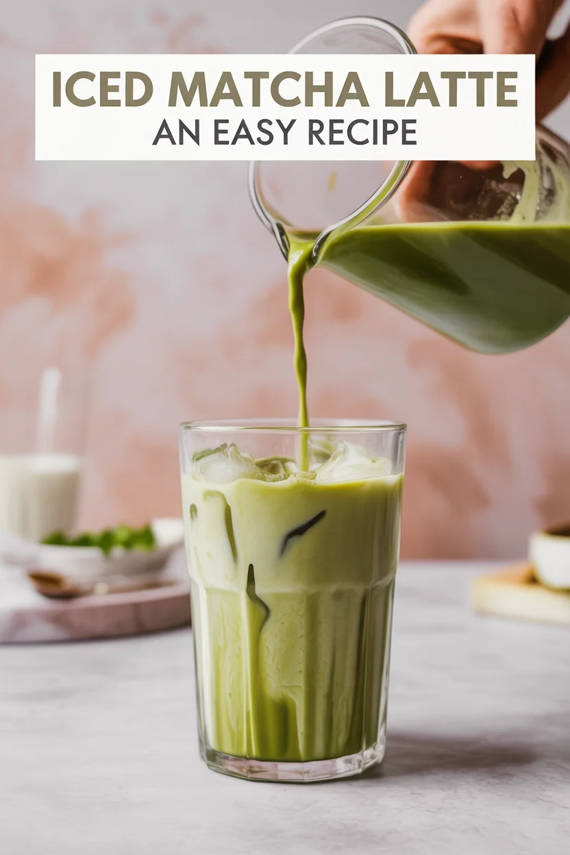 Iced Matcha Latte An Easy Recipe