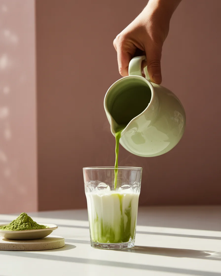 Iced Matcha Latte An Easy Recipe