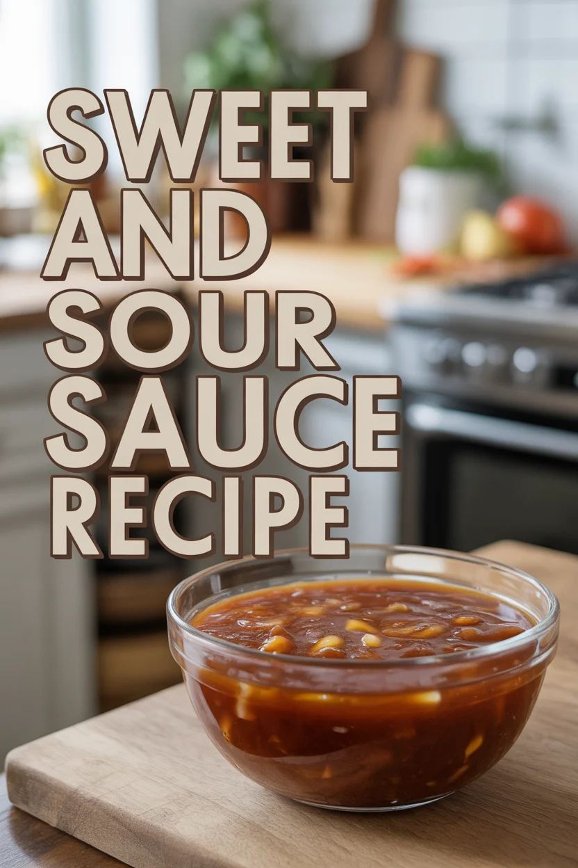 sweet and sour sauce recipe