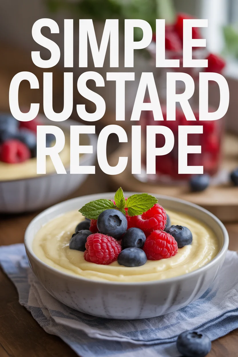 Simple Custard Recipe