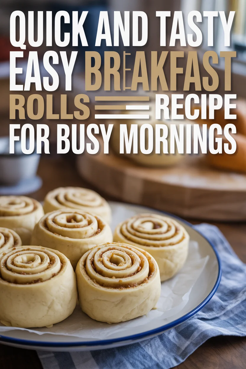 Quick and Tasty Easy Breakfast Rolls Recipe for Busy Mornings