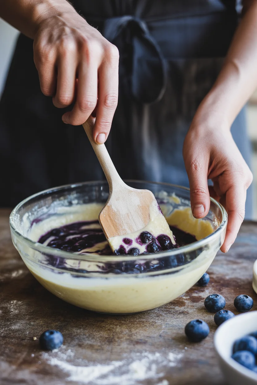 Easy Blueberry Pancake Casserole
