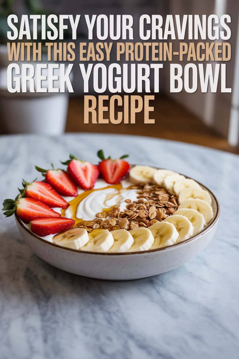 Satisfy Your Cravings with This Easy Protein-Packed Greek Yogurt Bowl Recipe