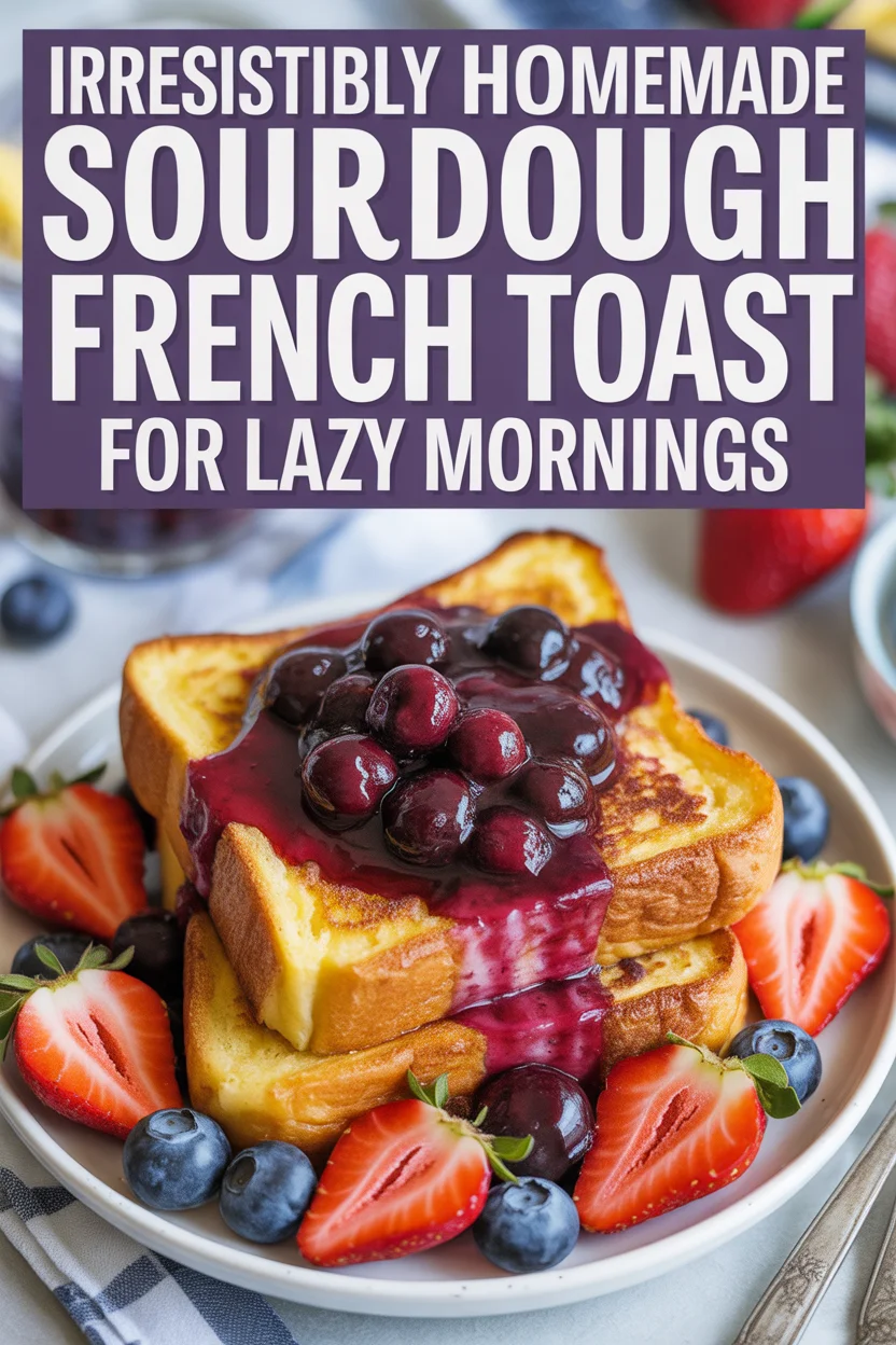 Irresistibly Homemade Sourdough French Toast for Lazy Mornings