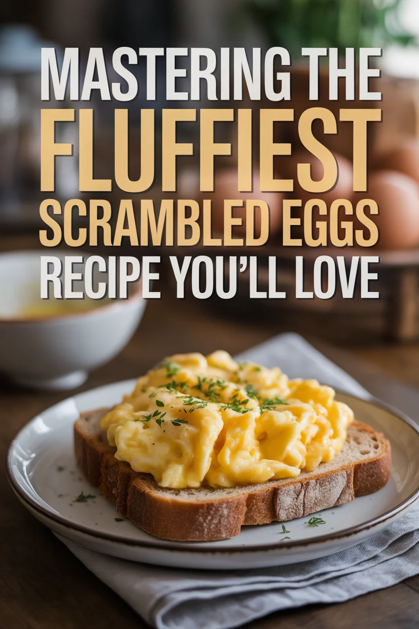 Mastering the Fluffiest Scrambled Eggs Recipe You’ll Love