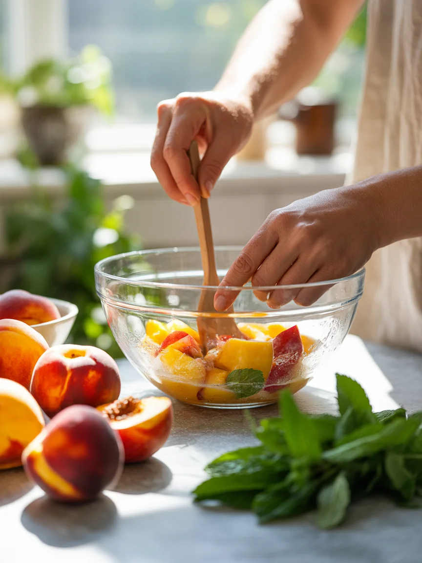 Sip on Summer: Refreshing Peach Lemonade Made Easy!