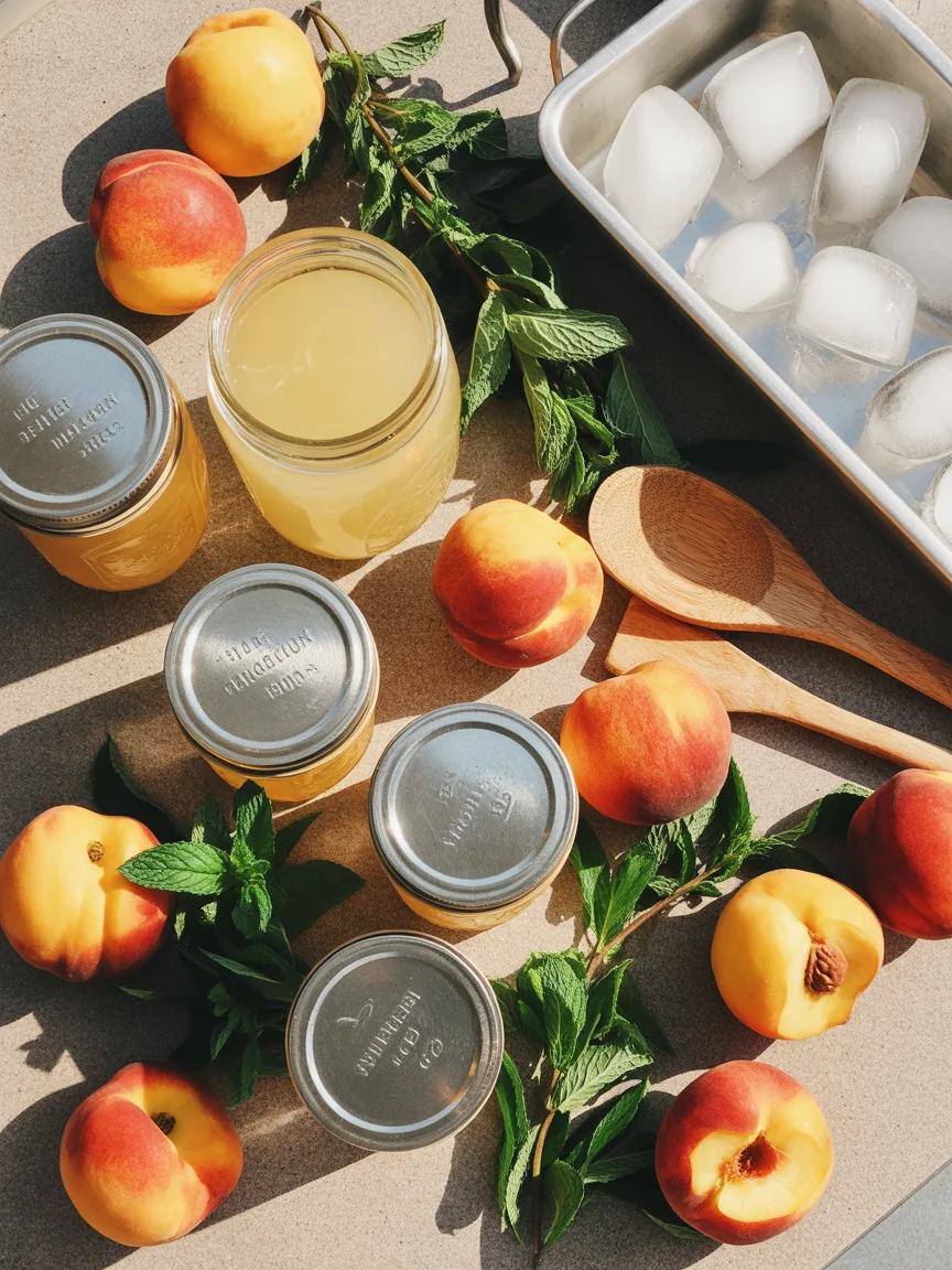 Refreshing Peach Lemonade