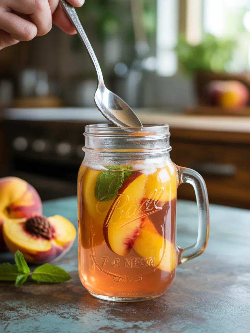 Refreshing Peach Lemonade