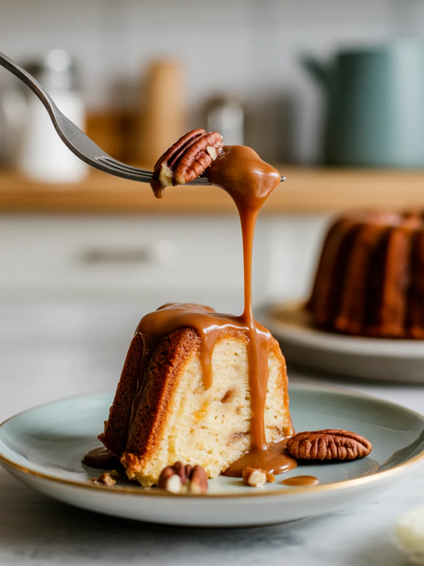 Delicious Apple Pecan Caramel Cake That's Impossible to Resist
