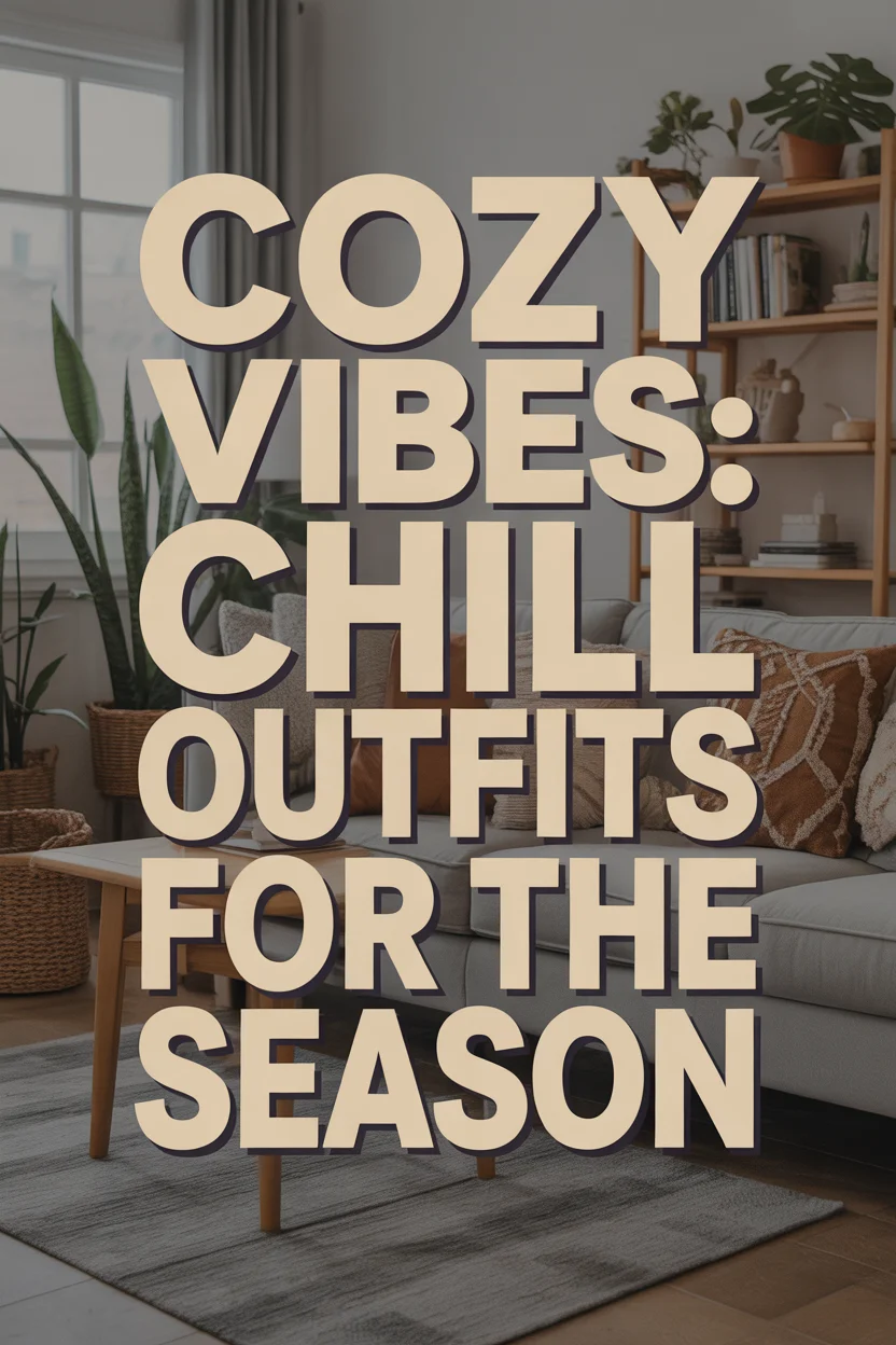 Cozy Vibes: 90 Chill Outfits to Rock This Season