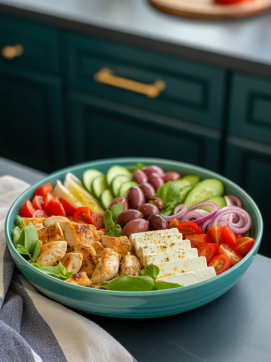 Greek Chicken Gyro Bowls