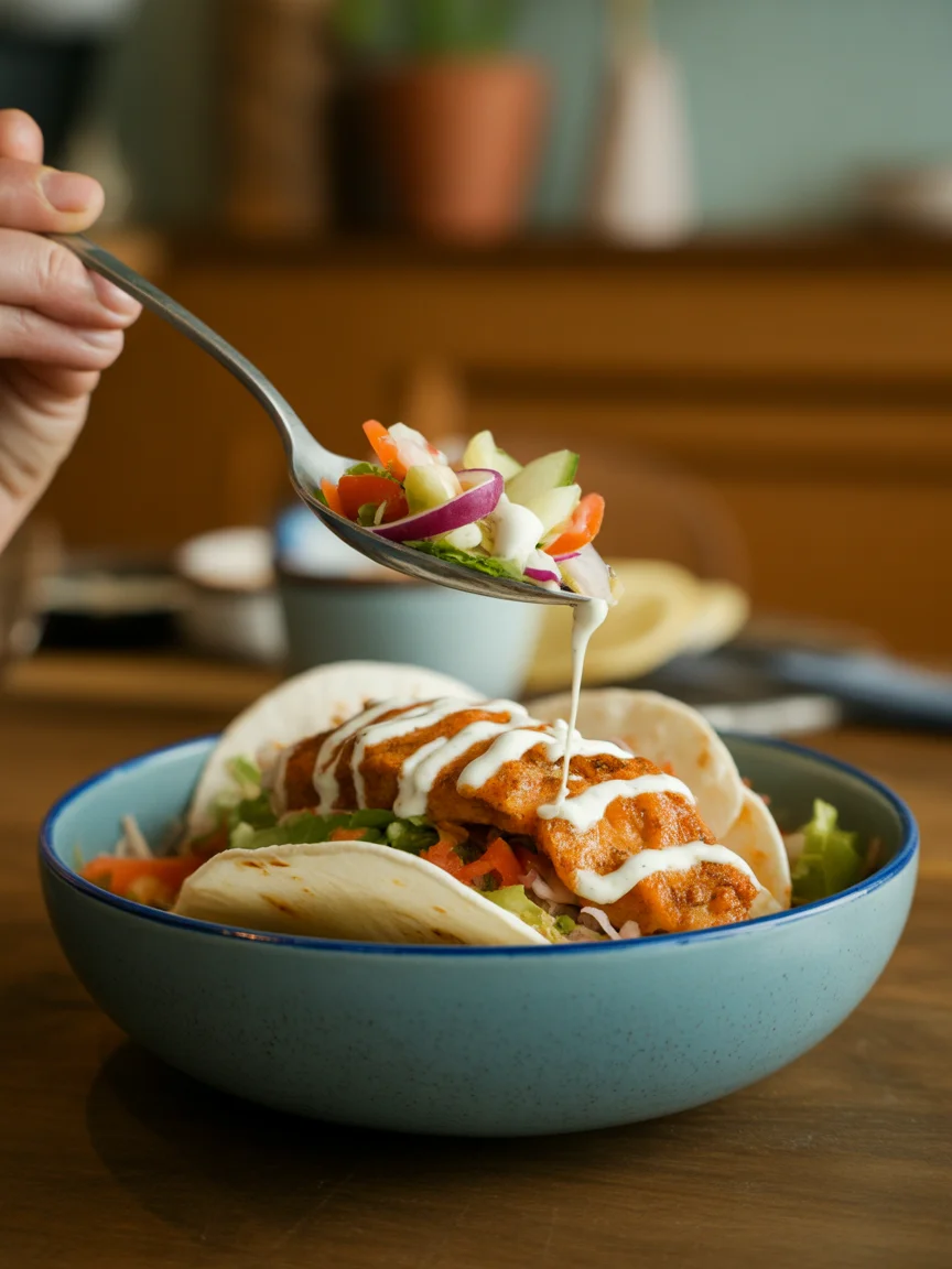 fish taco bowls delish