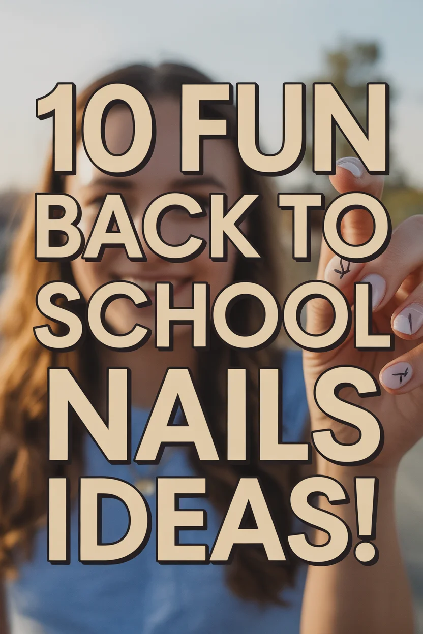 back to school nails ideas