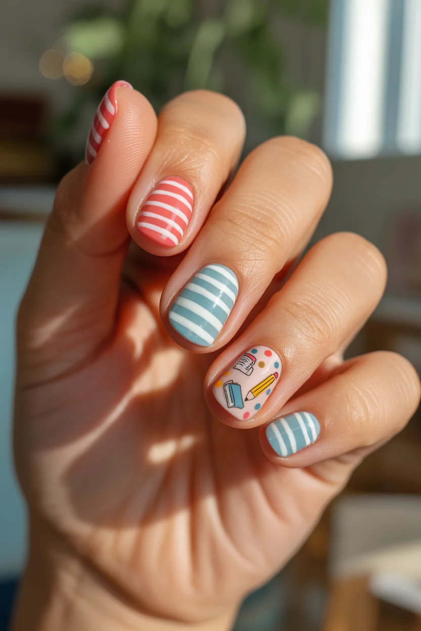 back to school nails ideas
