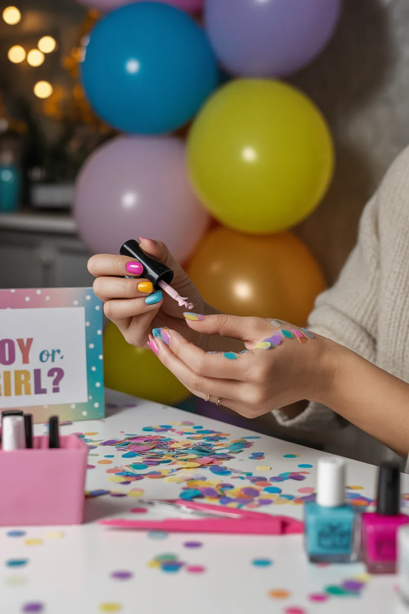 Cute and Creative Gender Reveal Nails Ideas You'll Love!