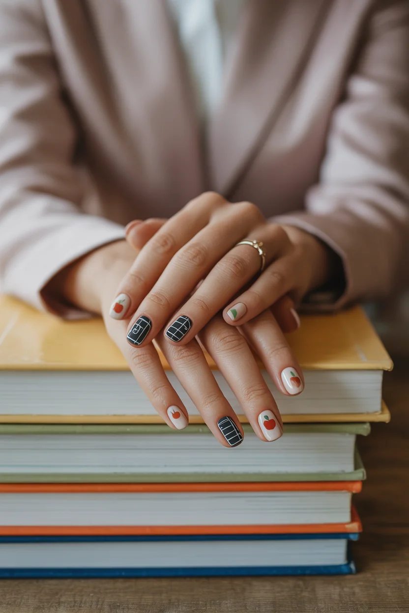 back to school nails ideas