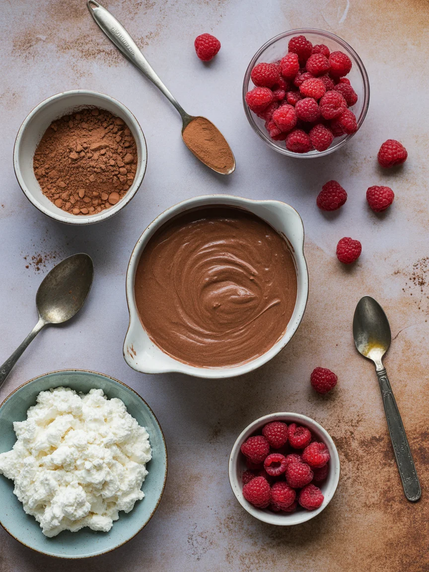 Irresistibly Smooth Cottage Cheese Chocolate Mousse in Minutes