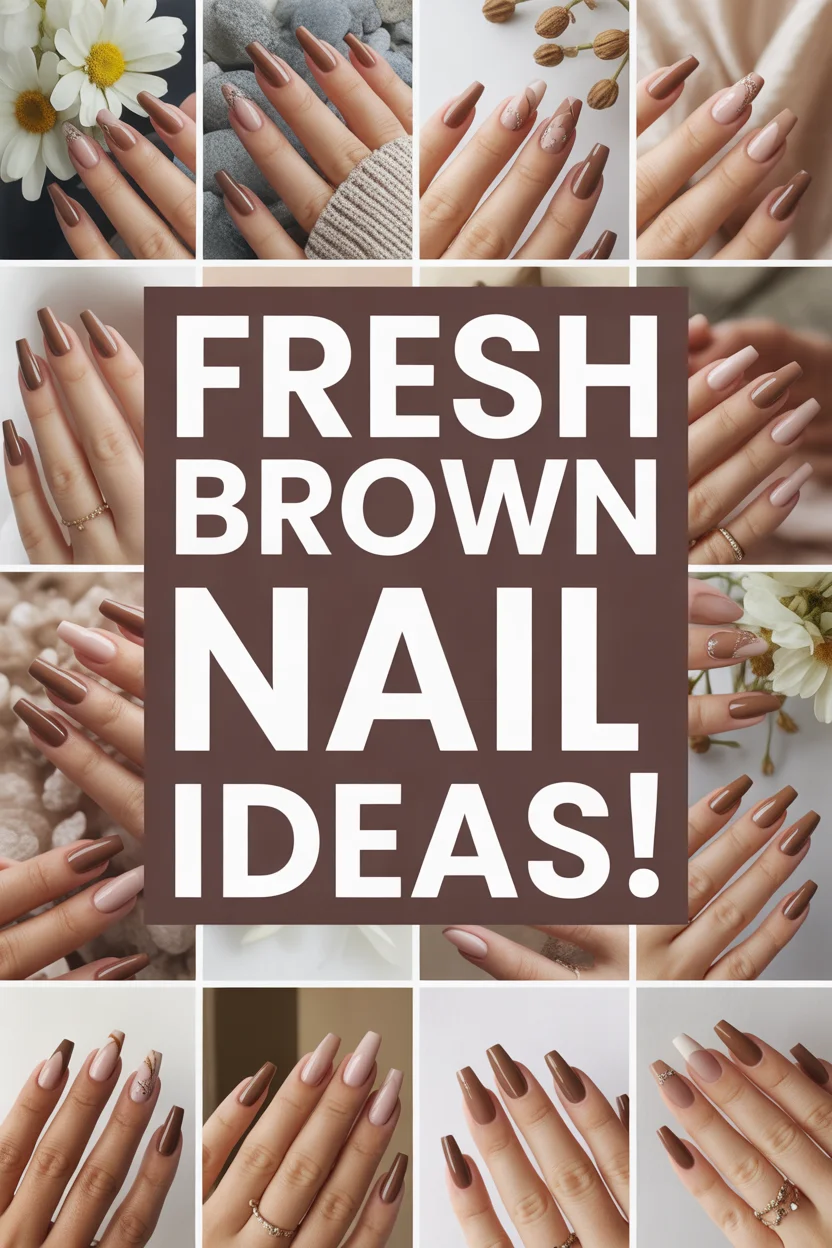 20 Fresh Brown Nails Ideas You’ll Love This Season