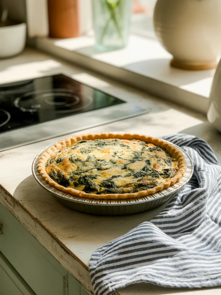 Delicious Ham and Spinach Quiche for a Cozy Family Brunch