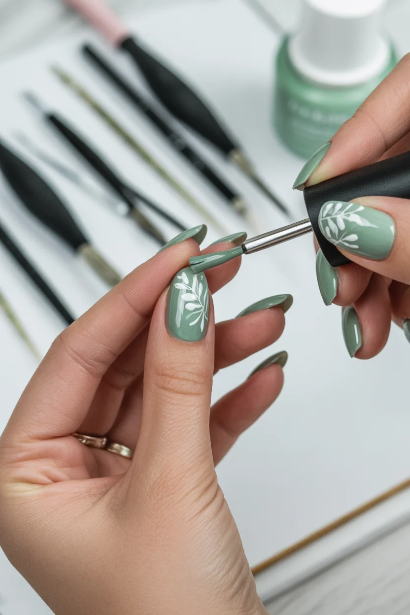 35 Fresh Green Nails Ideas to Revamp Your Mani Game