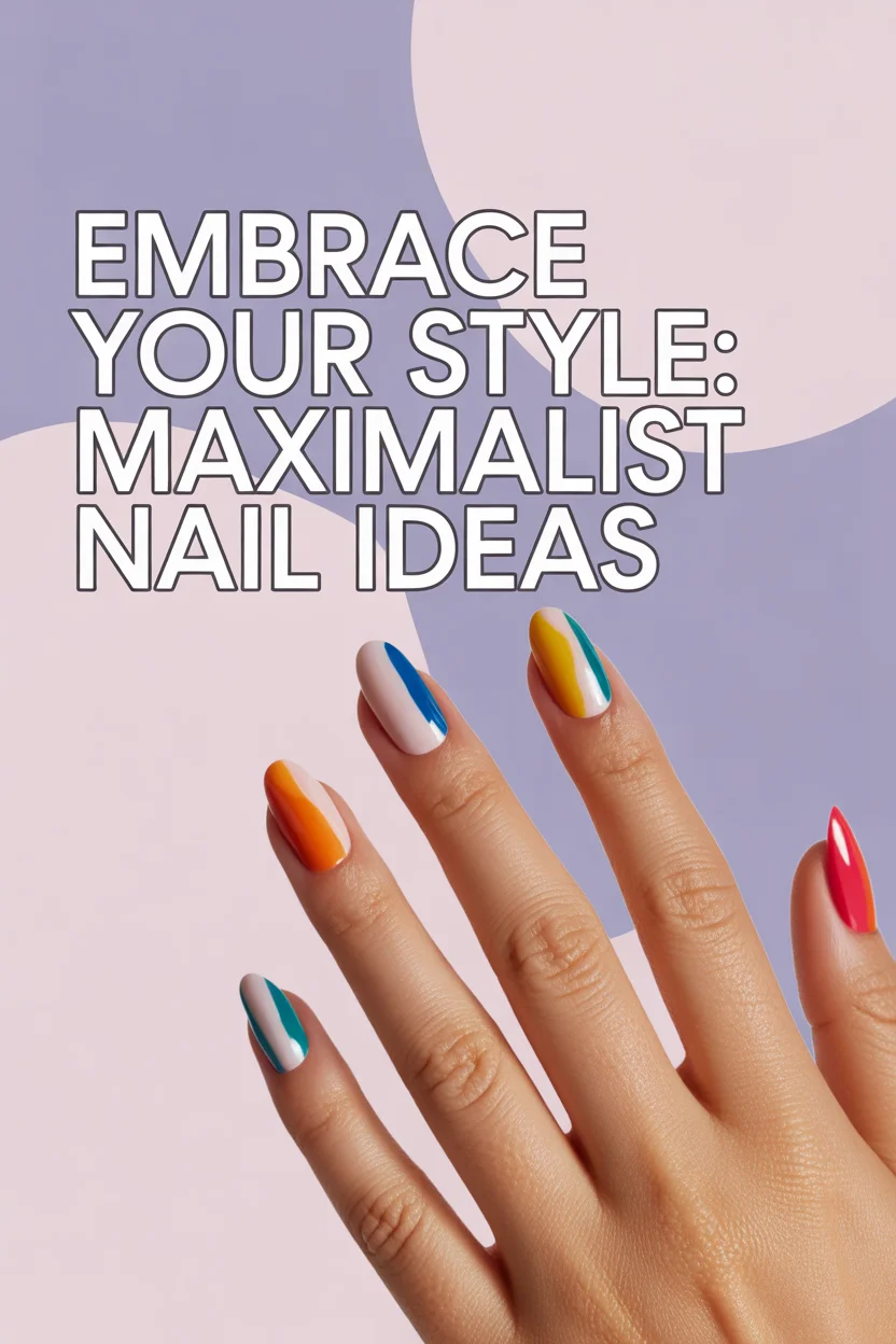 Mix and Maximalist Nails ideas