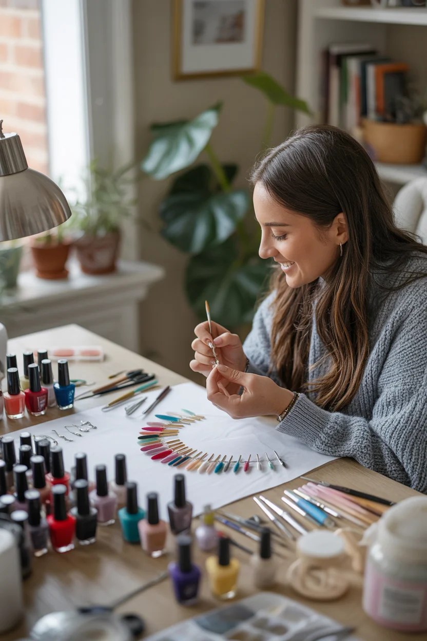 Surreal nail art ideas