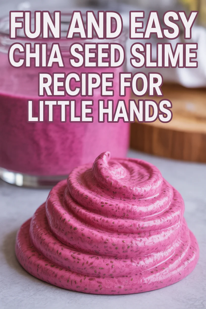 Fun and Easy Chia Seed Slime Recipe for Little Hands